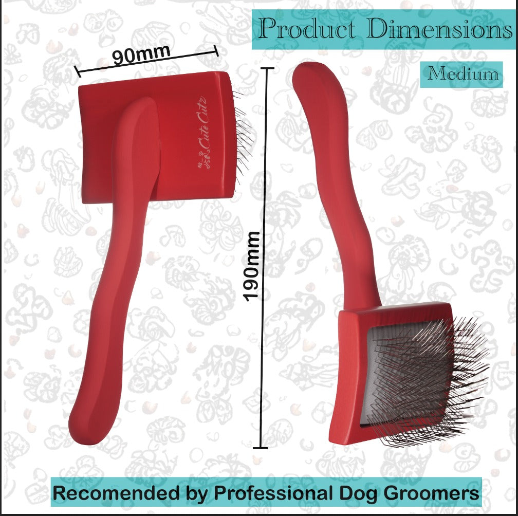 Soft Long Pin Slicker Brush - Medium
