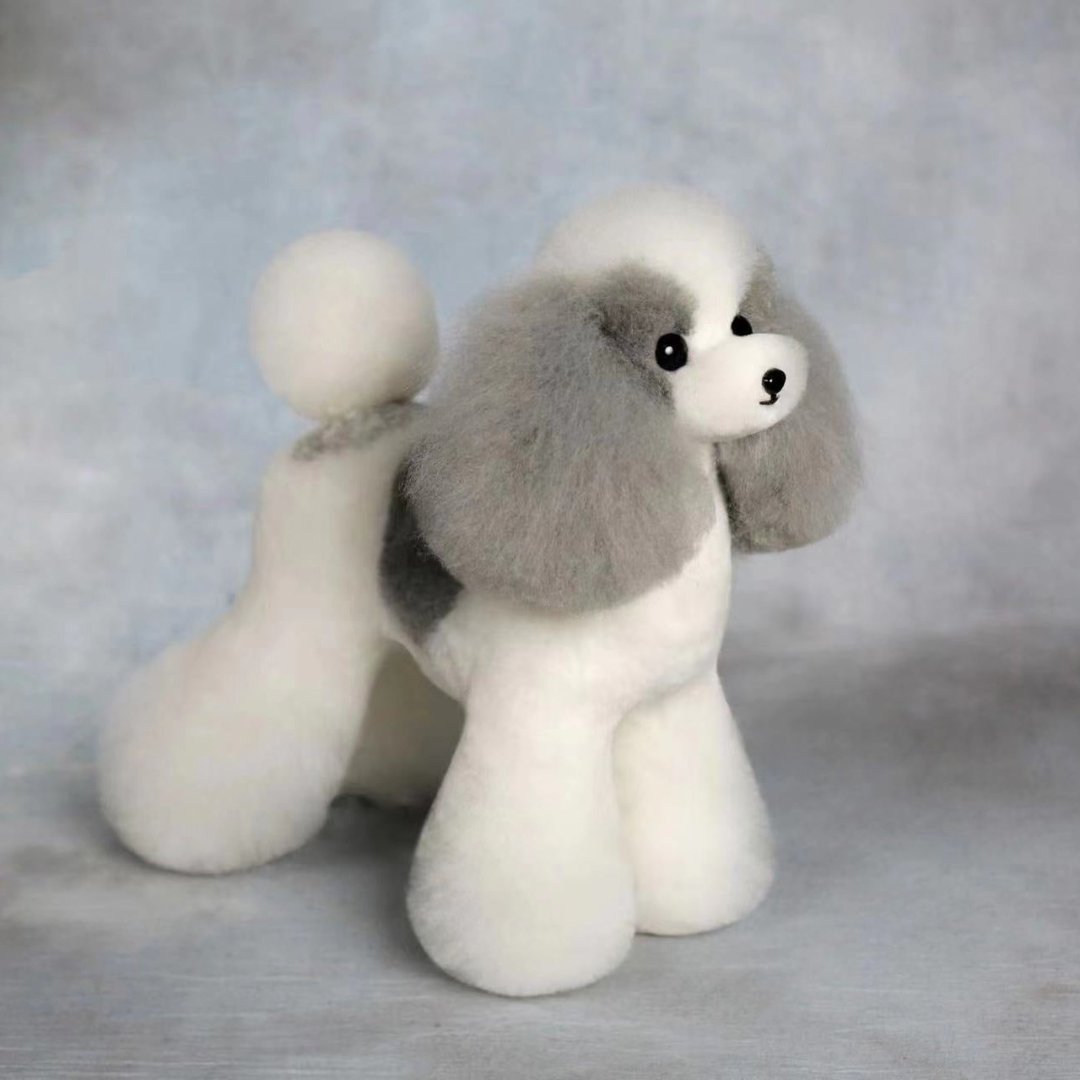 Mr Jiang Grey Spotted Teddy Model Dog