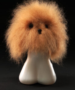 Mr Jiang Teddy body Head Wig red/brown unbrushed for Dog Groomers practice