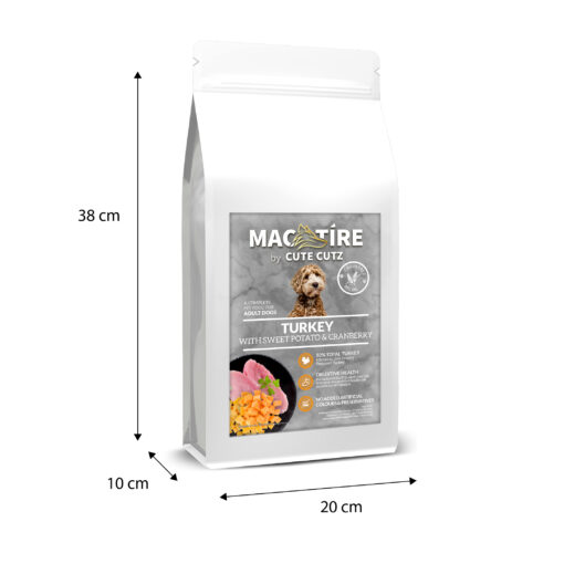 Mac Tire Grain Free Turkey with Sweet Potato & Cranberry Nutritional Dog food