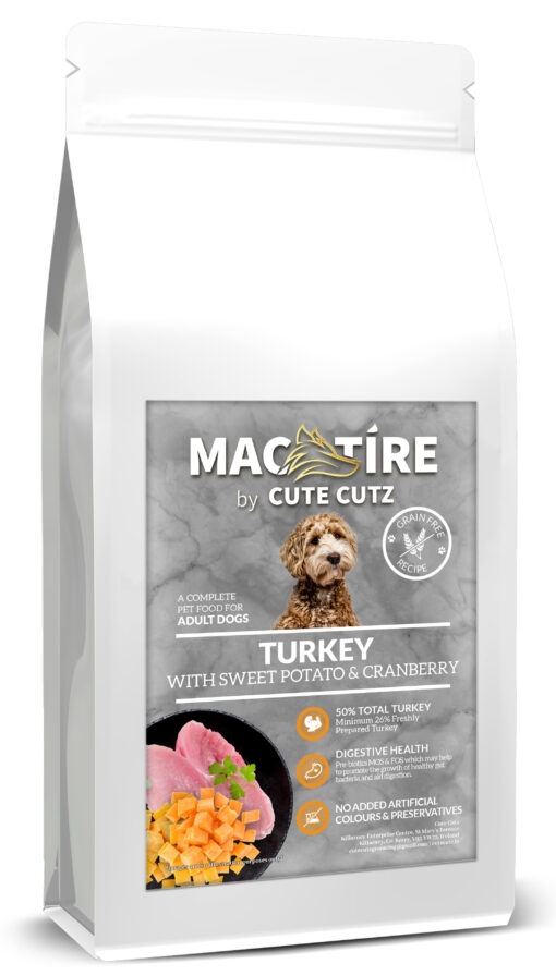 Mac Tire Grain Free Turkey with Sweet Potato & Cranberry Nutritional Dog food