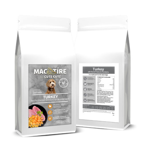 Mac Tire Grain Free Turkey with Sweet Potato & Cranberry Nutritional Dog food