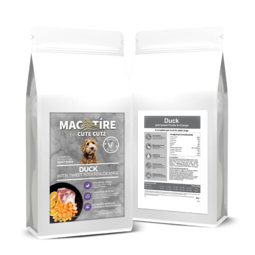 Mac Tire Grain Free Duck and see the difference in your dog's health and happiness.