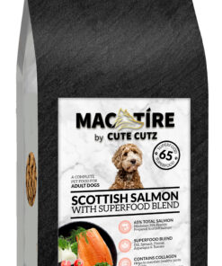 Mac Tire 65% Salmon Superfood Dog Food: Premium nutrition for vitality and taste