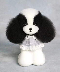 Teddy Bear Model Dog Colour Spotted, Head Wig, Dog Groomers scissors practice, creative grooming,