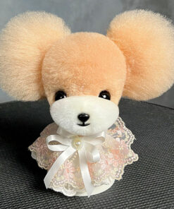 Teddy Bear Model Dog Colour Spotted, White, Dog Groomers scissors practice, creative grooming,