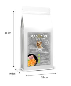 Mac Tire Grain Free Lamb, Potato, Mint Small Breed Dog Food ingredients bag