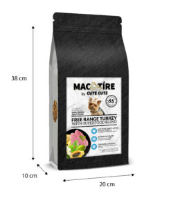 Mac Tire Superfood 65% Adult Dog Small Breed - Free Range Turkey with Superfoods