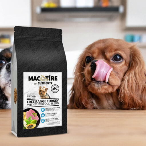 Mac Tire Superfood 65% Adult Dog Small Breed - Free Range Turkey with Superfoods